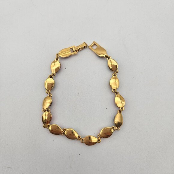 Joan Rivers Faberge Eggs Gold Tone Enamel Link Bracelet - Picture 4 of 6